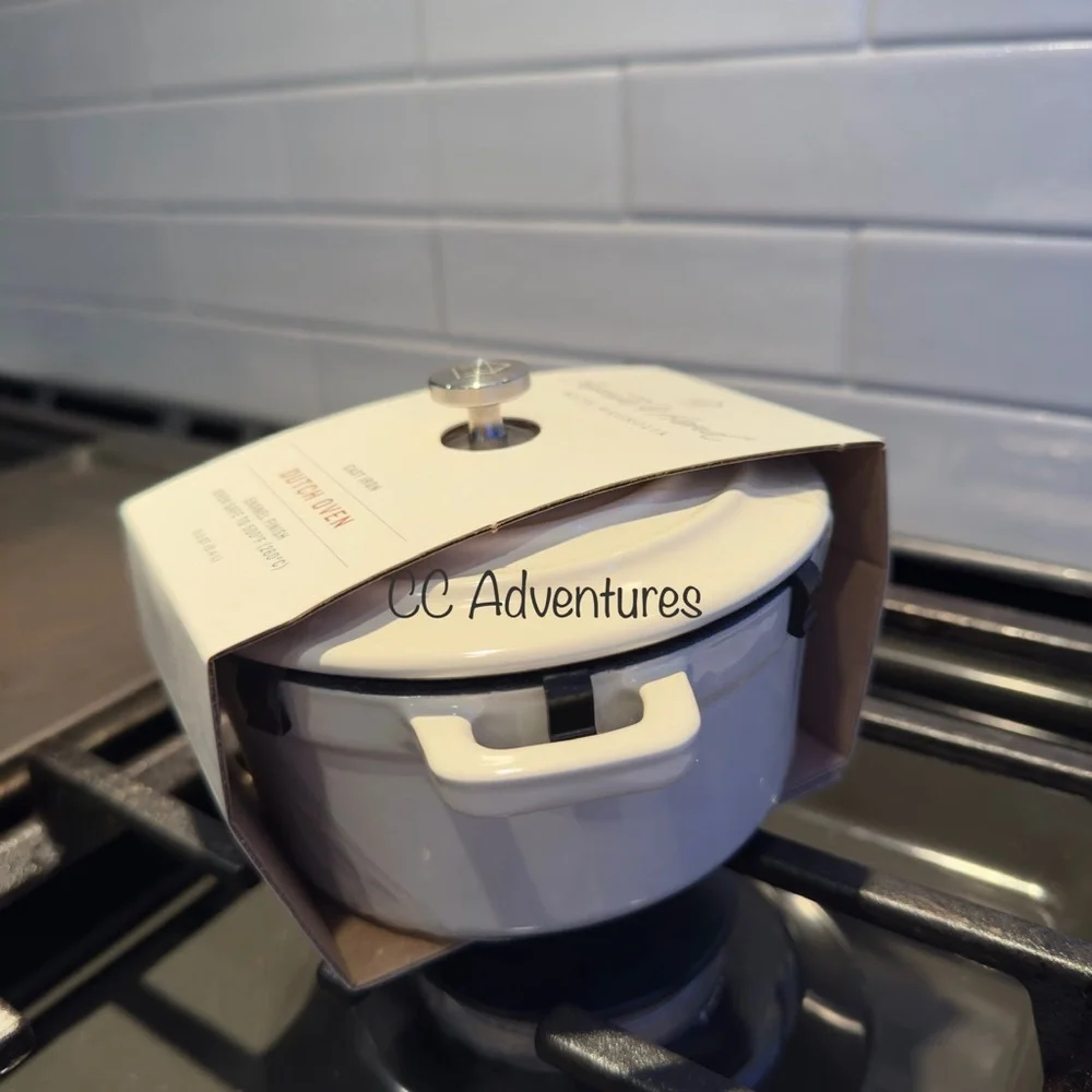 Hearth & Hand .5qt Enameled Cast Iron Mini Dutch Oven Cream